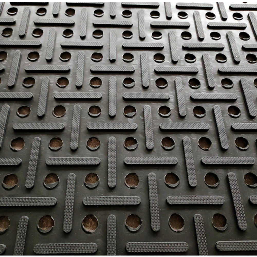 perforated rubber mat heavy duty rubber drainage mat with holes