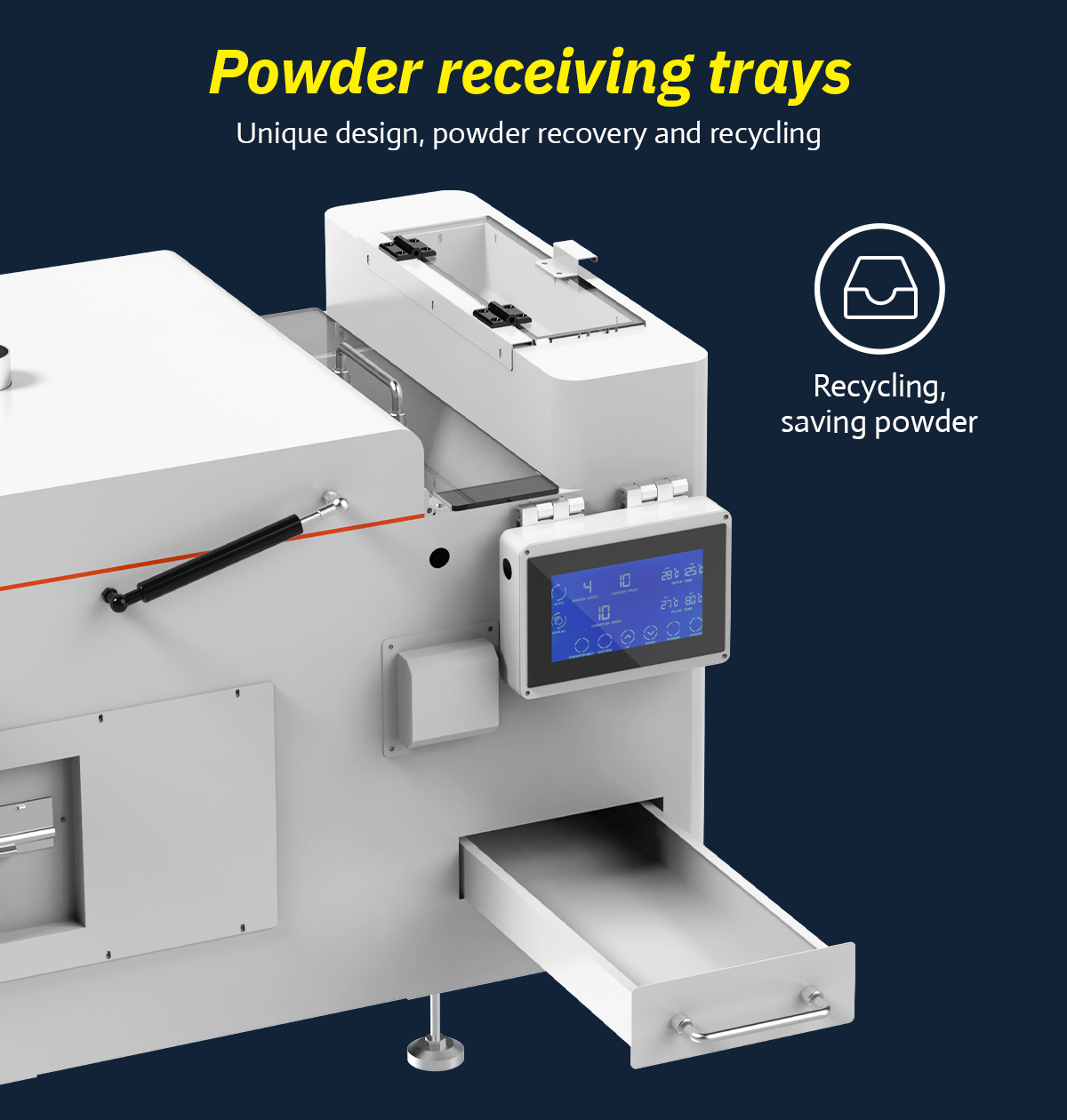 A3 DTF Printer With Powder Shaking And Drying EPSON i1600-A1*2 Print Heads