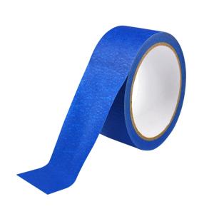 China YOUJIANG Anti- Uv14 Days Blue Painter Indoor Paper Masking Tape Jumbo Roll For Painting Writable wholesale