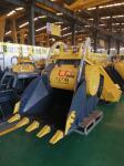 Heavy Duty Construction Machine Attachment Excavator Crusher Jaw Crushing Bucket
