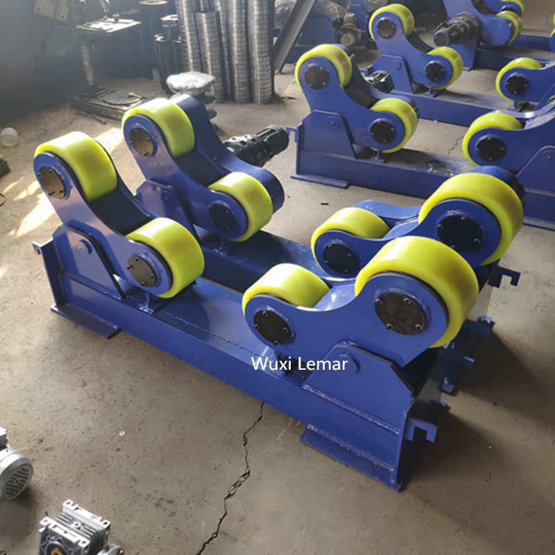 10 Ton Self-Aligning Welding Rotator For Pressure Vessel Tank Circumferential Welding