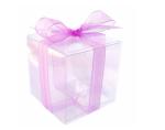 Small Folding PVC Transparent Box , PVC / PET Transparent Plastic Box For