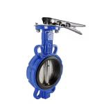 DN250 ANSI 150LB Standard Clamp Type Butterfly Valve Cast Steel Handle