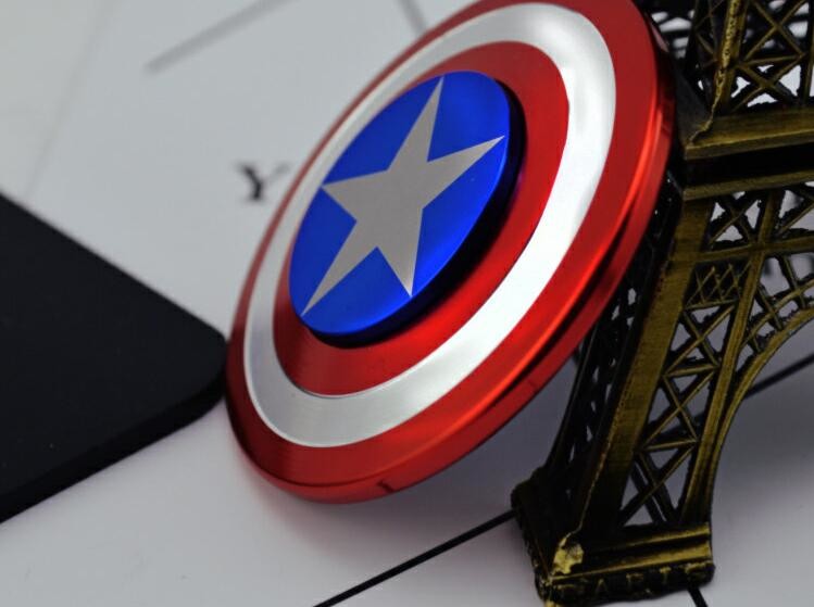Captain America Si3n4 hybrid ceramic bearing fidget spinner,hand spinner 1114