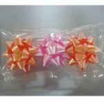 Rainbow Pattern Ribbons And Bows 4 Inch Diameter Big Size Star Bow