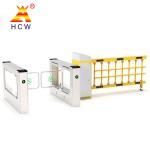 Pedestrian 0.5 Seconds Swing Barrier Turnstile SS304 With Face Recognition