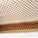Aluminum Alloy Metal Mesh Curtains Drapery 8mm Hole Customized