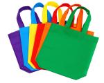 Non Woven Party Favor Bags Colorful Reusable Bags Non Woven Solid Color Reusable