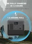 2W LED Light Camping Portable Power Supply 1500W