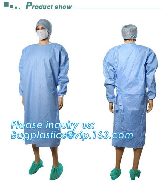Sterile Disposable Surgical Gown,Long sleeves disposable hospital isolation