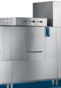 China 380V Stainless Steel Flight Type Dishwasher With Safety Features And Automatic Conveyor Stop wholesale