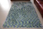 Colorful Space dyeing Polyester Thick mix Thin yarn Carpet Popular Rug Soft
