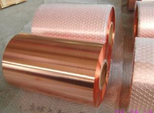 China Rolled Annealed Copper Foil Roll Coated PET Film RA CU Foil Jumbo High Purity wholesale