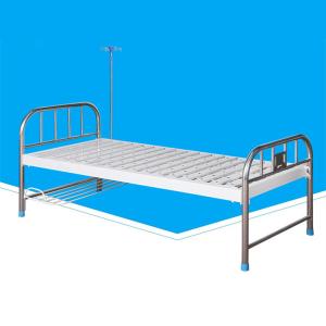 China Detachable Manual Hospital Patient Bed With Patient Name Holder Durable wholesale