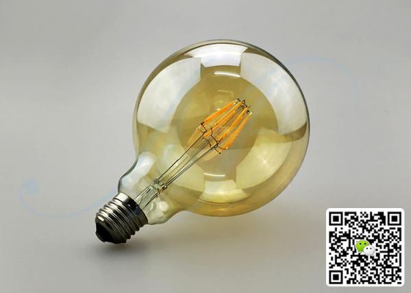Good Quality Led Edison Bulb G125 Clear Amber Glass Dimmable 6w 8w 12w Vintage