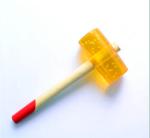 Transparent Rubber Mallet/Rubber hammer with colored wooden handle RHA-3