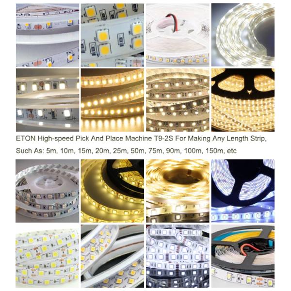 100m Flexible Strip Light SMT Production Line Pick And Place Machine CE Certification