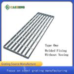 T1 Welded Metal Bar Grating Stair Treads Ladder 60mm Bearing Bars Pitch
