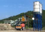 Continuous Ready Mix Mobile Concrete Plant , 25m3 Small Central Mix Concrete
