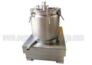 China Batch Type Vertical Basket Centrifuge Cold Ethanol Oil Extraction Machine wholesale