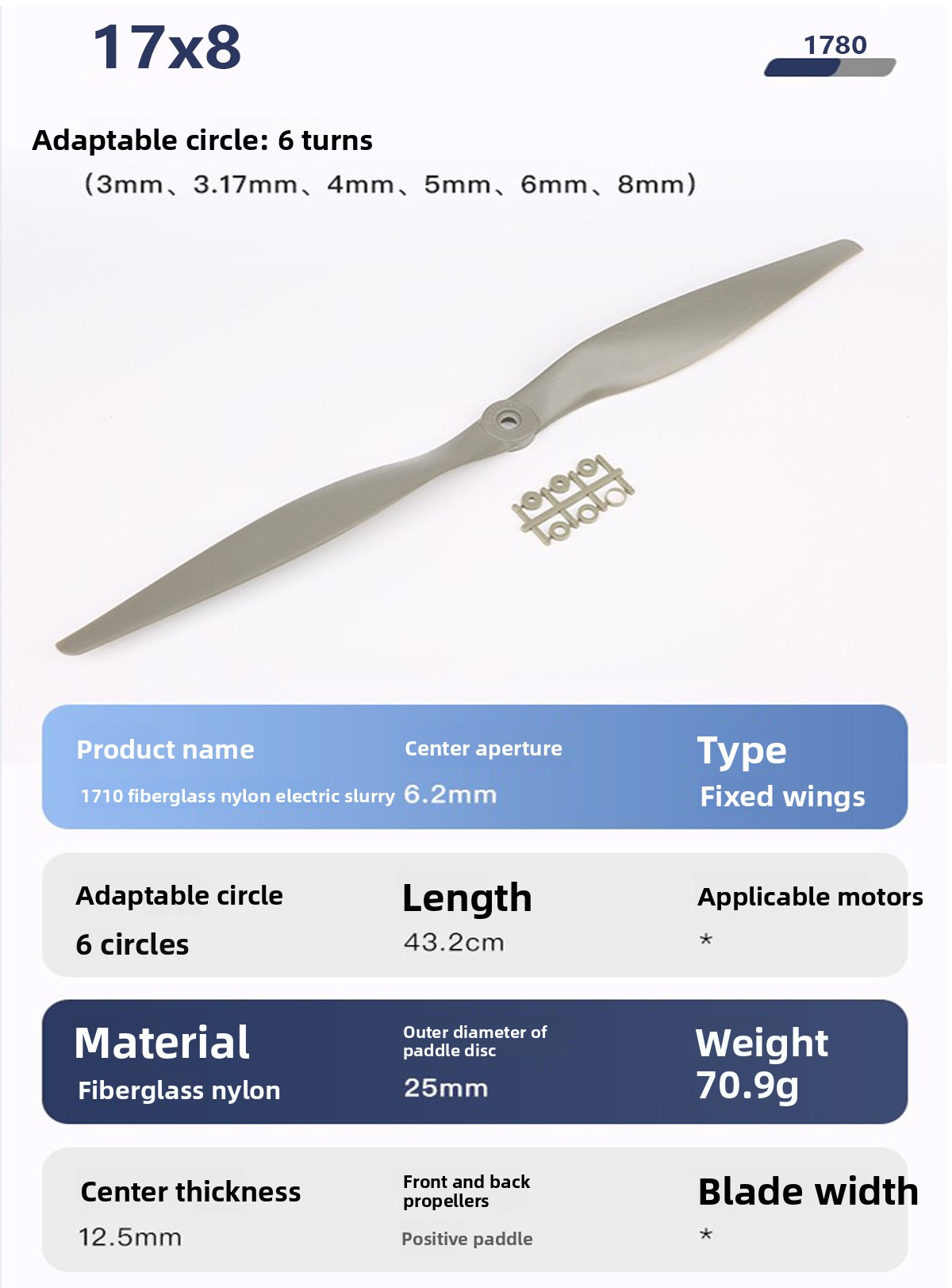 High Efficiency Nylon Saber Propeller APC Complete Collection for Fixed Wing Aircraft FPV Same Model Model Aircraft
