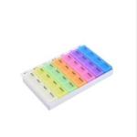 28 Grid Travel Pill Case Split Single Portable Colorful 28 Grid Medicine Box