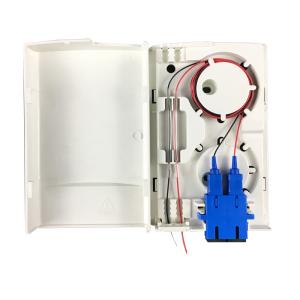 China Fiber Optic Wall Socket Panel End User Box Plastic Wall Mount Fiber Termination Box wholesale