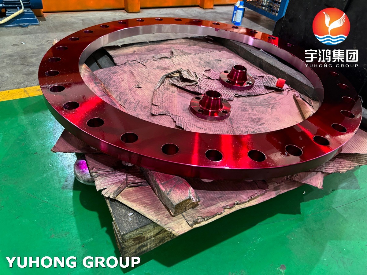 ASTM A240 F904L AWWA C207 Table 2 Class D Steel Ring Flange For Water System