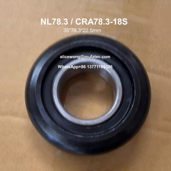 Heavy load ball bearings 35x78.3x22.5mm for fork truck replacement CRA78.3-18S