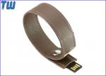 PU Leather Wristband 64GB USB Memory Drive Buckle connected Long Stick