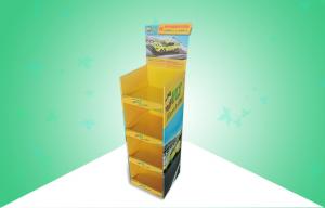 China Strong Stable 4 Shelf POS Cardboard Displays , pop display racks wholesale