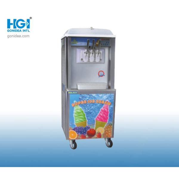 Stainless Steel R404A Hard Ice Cream Machine Vertical Type
