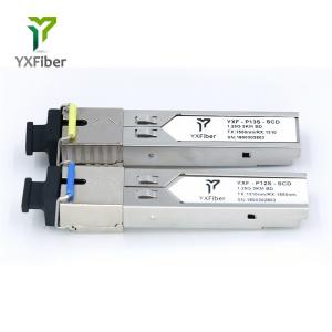 China Compatible SFP Module 1310nm 1550nm Bidi 1.25G SFP Transceiver wholesale