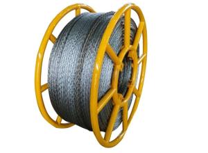 China 11mm Anti Twist Steel Wire Rope For Single Conductor Or Ovehead Opgw Stringing wholesale