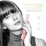 Travel Size Portable Hair Straightener Small Flat Irons Curling For Short Hair 1