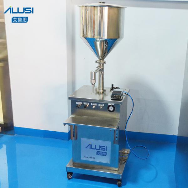 Semi-Automatic Bottle Liquid Filling Machine Vertical Cosmetic Cream Filling