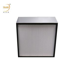 China H14 Aluminum Deep Pleat Laminar Flow Hood HEPA Air Filter For HVAC System wholesale