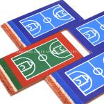 Shock Absorbing Acrylic Synthetic Flooring , Anti Slip Tennis Court Floor