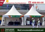 Professional high peak canopy arabic pogada tent 4 x 4m aluminum frame tent