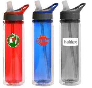 China Double wall sports water bottle with flip drinking spout wholesale