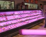 Full plastic T8 LED meat tube lights 1200mm 16W make food looks appetizing (HCC