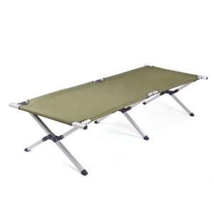 China Outdoor Ultra Light Aluminum Alloy Camping Folding Bed for hiking picnics wholesale