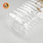 Food Grade Cylinder Plastic Condiment Bottles Screw On Lid For Seasonings /