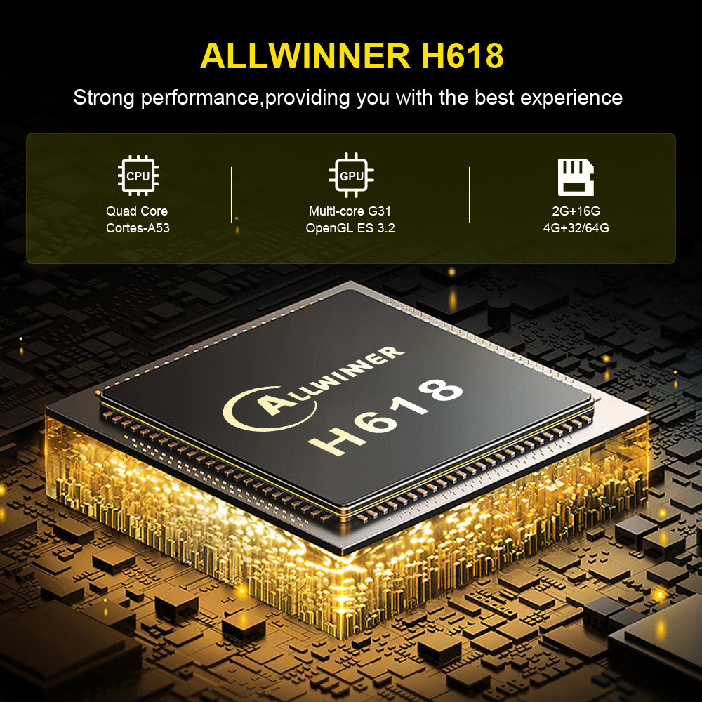 HK1 H8S 2GB 16GB Dreamlink IPTV Box Allwinner H618 Quad Core Smart Android 12