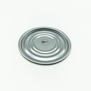 China Tinplate Metal Can Lids 83mm Diameter ETP TFS Material Food Grade Enamel Lining wholesale