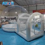 transparent inflatable bounce bubble house fun dome bubble house with balloon