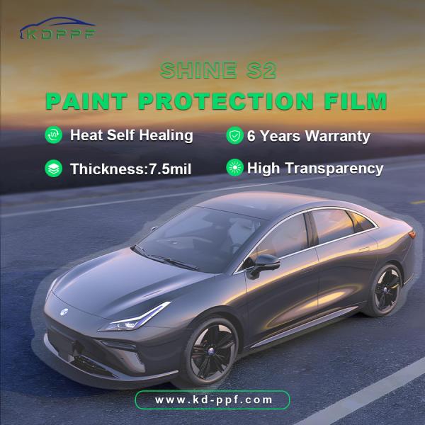 Ultra Gloss Paint Protection Film 7.5mil Self Healing Clear PPF Anti Stain Car