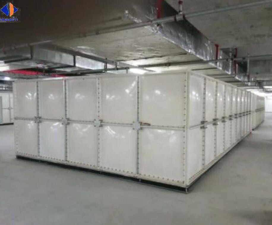 High Capacity SMC/FRP/GRP Water Storage Tanks Frp Sectional Tank Rectangle Water Tank PLC