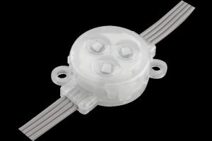 China Outdoor Decoration Permanent Christmas Lights 30mm RGB LED Point Light Source DC12V 0.75W LED Pixel Light wholesale