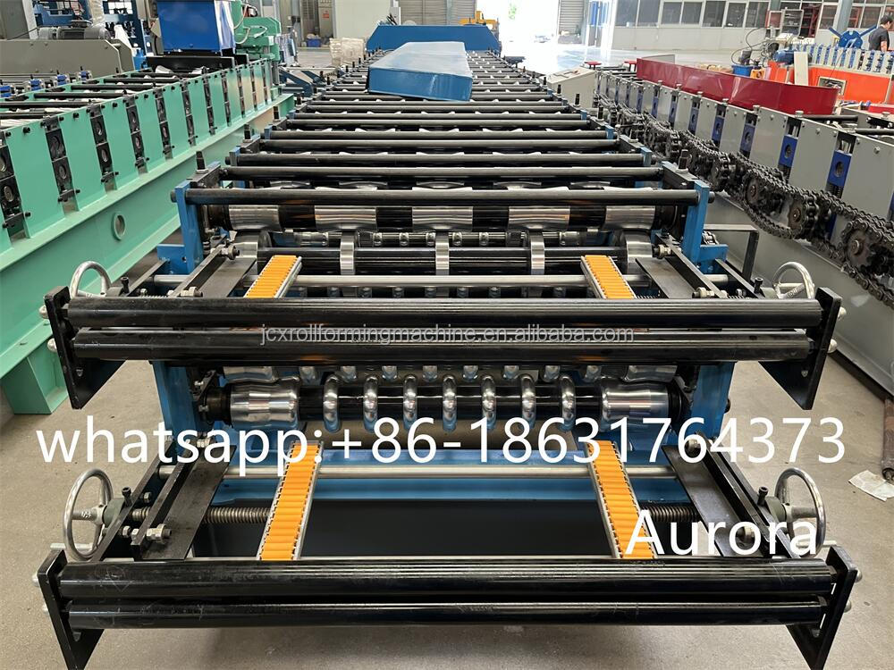 New Double Layer Trapezoidal And Corrugated Profile Steel Roofing Sheet Roll Forming Machine Roof Tile Making Machine